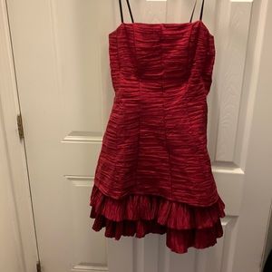 Morgan & co size 5 short red party dress.